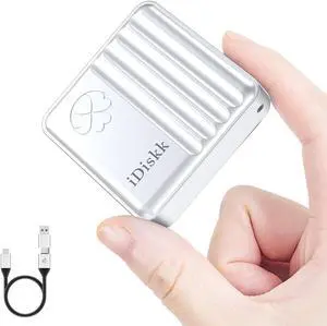iDiskk Disk 10Gbps M.2 NVMe SSD Enclosure for iPhone 15,Windows,Android,OS, USB C 3.2 Gen2, Enclosure NVMe Reader Supports M Keys and Size 2230 SSDs, Supports Up to 2TB