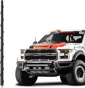 KSaAuto 16 Inch Antenna for Ford F150 2009-2024 F150 2017-2024 F250 F350 Bronco Truck Antenna Replacement Designed for Optimized FM/AM Radio Reception