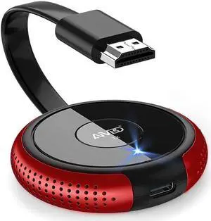AIMIBO Wireless HDMI Transmitter TX Red - 1 Receiver to 8 Transmitter, Best for Meeting Room