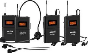 ANLEON MTG-100 Digital Wireless Tour Guide Language Interpretation Systems Wireless Acoustic Transmission System Tour Guiding, Simultaneous Translation, Audio-visual Eduation Tour Guide System,travell