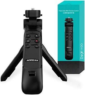 AODELAN Mini Shooting Grip and Tripod with Wireless Remote Shutter for Sony ZV-E10 ZV-1 A7SM3 A7C A7RIV 9 7RIV 7RIII 7III RX0II RX100M7 Camera for Still Photo and Video Recording, Replace GP-VPT2BT
