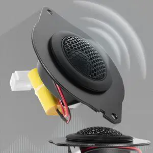 Bonbo 2PCS Super Tweeters Silk Dome Component Tweeters A Pillar Speaker Top Roof Speaker Audio Surround for Jeep Wrangler JL JLU Sports Sahara Freedom Rubicon Unlimited Gladiator JT 2018-2022