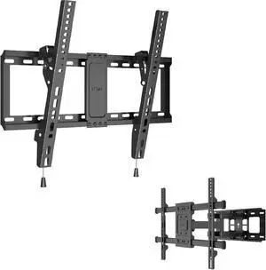 BONTEC TV Wall Mount for Most 37-85 Inch TVs, Max VESA 600x400mm