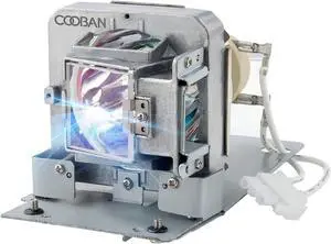 COOBAN 5J.JFG05.001/5811119560-SVV /PRM45 Replacement Projector Lamp Bulb with Housing for MH750 DW882ST PRM45A LAMP DW884ST DX813 DW814 DX881ST DX883ST SH753 SU754 SW752 SX751 PRM45 Projector Lamp