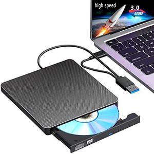 7-in-1 External Compatible Blu ray Drive DVD/BD Player Read/Write Portable Bluray Drive USB 3.0 and Type-C DVD Compatible Blu ray Burner Compatible with/Win7/Win8/Win10/ Mac OS