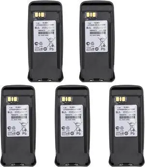 DDONG PLUS (5PCS) PMNN4077 Battery PMNN4077C [Upgraded] for Motorola XPR 6100 XPR 6300 XPR6350 XPR6380 XPR6500 XPR6550 XIRP6500 PR6380 DGP 6150 DGP4150 DP3601 PMNN4065 Battery
