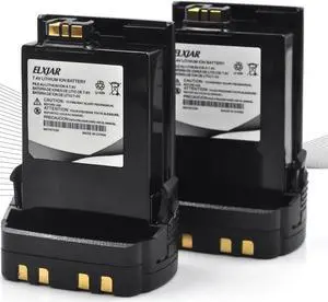 ROWSHEP (2-Pack) 7.4V 2600mAh Li-ion Battery Replacement for Motorola APX7000 APX6000 APX8000 SRX2200N NNTN7038A NNTN7038B NNTN8930 Two-Way Radios