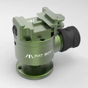 FatBoy Tripods Invert40 Ball Head, 40mm, for Spotting scopes, Binoculars, and Camera Equipment. Lightweight, Quick Release