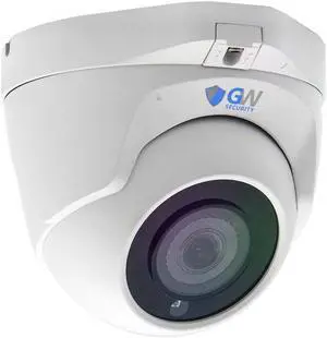GW Security 4K 8MP Outdoor/Indoor 2.8-12mm Varifocal Zoom Lens PoE IP Microphone Turret Security Camera (GW7088MIC)