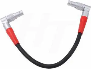 HangTon cforce Mini Motor LBUS Cable Right Angle 4-Pin to 4 Pin Daisy-Chained for ARRI Alexa Mini Master Grip Cmotion 6"