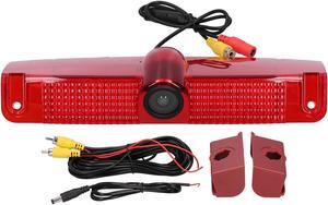 Rear View Camera, Reverse Camera Exterior 3rd Brake Light Position Mounted Replacement for Express Van 2003-2017