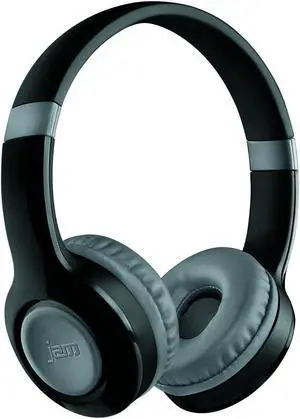 JAM Transit Lite Wireless Bluetooth Heaphones, 11 Hour Playtime, Lightweight Design, Connect Wirelessly to any Bluetooth Device, 30ft Range, Adjust Volume on Ear Cup, Aux-In Port, HX-HP400GY Grey