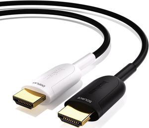 huaham 8K Fiber Optic HDMI Cable 66ft, 48Gbps Ultra High Speed HDMI 2.1 Cable 8K@60Hz 4K@120Hz, Support eARC RTX 3090 HDCP 2.2&2.3 Dolby Compatible with PS5, Xbox Series X, Roku/Fire/Sony/LG CX TV