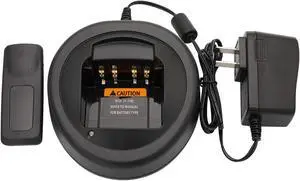 Karier NNTN8117A NNTN8117 Battery Charger Compatible for Motorola XPR3300 XPR3500 XPR6550 XPR6580 XPR7550 XPR7580 WPLN4232A WPLN4226A PMNN4409 PMNN4077(NO-IMPRES)