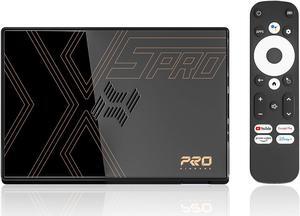 2024 Android TV Box 8GB 64GB Streaming Device Super Console X5 PRO Android 12.0 TV Box 8K@60fps Support AV1, 2.4G/5G WiFi 5 Ethernet,RK3588S Chipset with HDR10 BT5.0