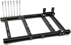 PC Case Open Frame ITX MATX ATX Computer Chassis Rack Horizontal DIY Computer Case Desktop Aluminum Bracket Support ATX Power Supply