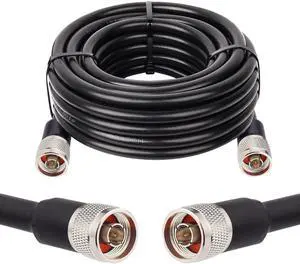 MOOKEERF N Male to N Male 25ft Low Loss Coaxial Cable