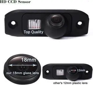 Super HD Vehicle Camera 1280x720 Pixels 1000 TV Lines car Rear View Back up Vehicle Camera Parking Reverse for Volvo S80 S140 XC60 S40 C70 S80L S40L S80 S60L S40L XC90 S80L Waterproof