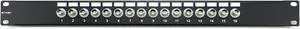 Networx Coaxial Patch Panels (16 Port, Isolated BNC Female to Female)