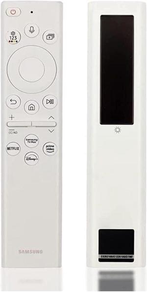 New Remotes Original Samsung BN59-01391A with Voice Search, Apps and Solar Charging for Samsung TVs 2021 2022 2023 (White)