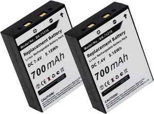 OERIIHIY (2Pack) Replacement Battery for Co'bra LI3900 LI3950 LI4900 LI5600 LI6000 LI6050 LI6500 LI6700 MN-0160001 028377310454 103-0001-1 103-0004-1 700mAh