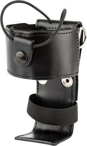 L-Style Universal Radio Holster Case Leather Black