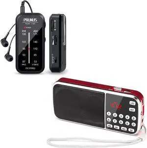 985 Pocket Radio with Earphones + 189 Small Radio Bluetooth