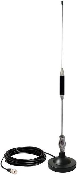 CB Antenna 27MHZ CB Radio Antenna Portable Indoor Outdoor Magnetic CB Antenna Heavy Duty Magnet Mount Mobile Car Radio Antenna for President Midland Cobra Uniden (1 Complete Set)