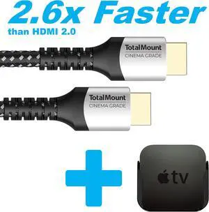 ReliaMount Bundle for Apple TV (Includes Cinema Grade HDMI Cable)