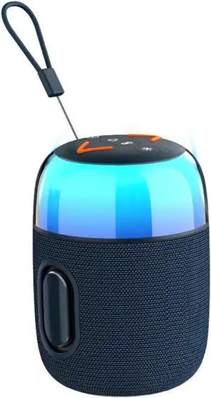 Rolynn Hopestar Series SC02-mini - Portable Wireless Bluetooth Speaker with RGB Lights 360° Surround Stereo Bluetooth V5.3 Speakers for Party Outdoor and Room