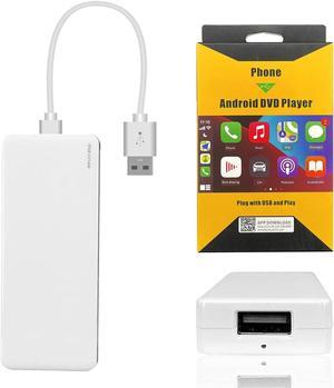 Showasaki Wired CarPlay Adapter USB Dongle for Android Car Radio with Version 4.2 or above, Wired Connection for CarPlay Android Auto Mirroring Compatible with iOS and Android Phone System