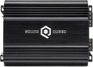SoundQubed S1-850 900W RMS Car Audio Amplifier, 1 Ohm Stable Monoblock Amp Class D w/Remote Gain Control Knob & LED Clipping Indicator
