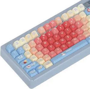 SUEHIODHY PBT Rose Keycaps Set URE Profile 156 Keys Custom Dye-Sublimation Keyboard Keycaps ISO ANSI for Cherry Gateron MX Switches Mechanical Keyboards,Valentines Day Gift