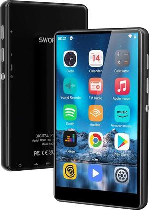 SWOFY 80GB Music Player, Mp3 & Mp4 Player with Bluetooth and WiFi with 4" IPS Touch Screen Digital Audio Players, M503 Pro Spotify Player with  Music, Audible, Chrome Browser, Support Up 512GB