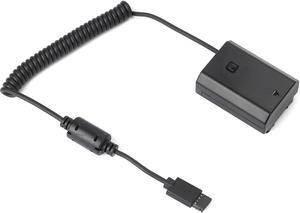SZRMCC Battery Adapter Cables for DJI Ronin-S Gimbal DC 12V Outport to NP-FZ100 DC Coupler Dummy Battery for Sony A9 A7III A7RIII A7RIV Camera