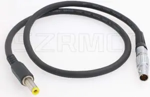 SZRMCC 2 Pin Male to DC2.5mm Plug Power Cable for Teradek Bond Bolt Pro 300 Cube SmallHD Z CAM E2 F6 S6 Camera Monitor
