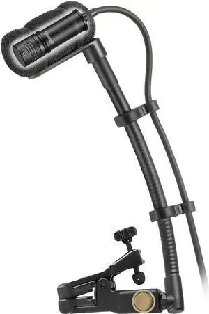 Audio-Technica Cardioid Condenser Microphone Cardioid Condenser Clip-On Instrument Microphone (ATM350UCH)