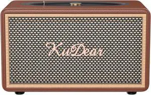 Tuilock Wireless Bluetooth Speaker,Retro Wooden Bluetooth Speaker 5.2 Version - Powerful 40W Sound, 5000mAh Battery, Long-Lasting Playback