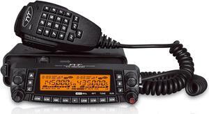 TYT TH-9800D PLUS Version Quad Band Cross-Band 50W Mobile Transceiver Vehicle Radio Amateur Base Station, Cable/Software incl Black