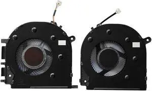 TXLIMINHONG New Compatible CPU and GPU Cooling Fan for HP Envy 17.3" 17-CR 17T-CR 17-CR0013DX Series N13561-001 7J2280 N13562-001 7J2260 EG50050S1-CK50 -S9A EG50050S1-CK60-S9A DC5V Fan