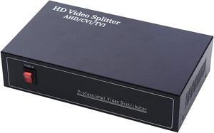 UHPPOTE BNC Coaxial HD 4 in 8 Out Ports AHD/CVI/TVI Video Distributor Amplifier Distributer Splitter