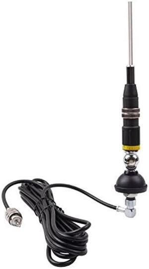 VECTORCOM 10m & CB Mobile Mount Antenna Kit with 3M RG58 Coaxial Cable with PL259 Plug,Suitable for CB Radio and 10 Meter Radio S327N