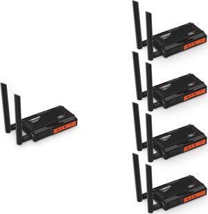 Wireless HDMI Transmitter and Receiver, 1 Transmitter and 4 Receivers (1TX 4RX)
