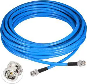 Superbat SDI Cable BNC Cable 3G/6G/12G SDI Cable 40ft (Belden 1694A Cable Blue) Supports HD-SDI/3G-SDI/4K/8K MonitorPrecision SDI Video Cable