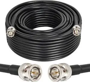 XRDS -RF 12G SDI Cable 100FT, SDI Video Cable 3G/6G/12G 75ohm BNC Male Cable Supports HD-SDI/3G/6G-SDI/4K for Video Security Camera SDI Converter