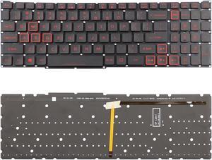 Replacement Laptop Backlit Keyboard for Acer Nitro AN517-55 AN517-56 AN517-57 AN515-45 AN515-56 AN515-57 AN517-54 Compatible with Predator Helios 300 PH315-54 PH315-55 PH317-51, Backlight US Layout