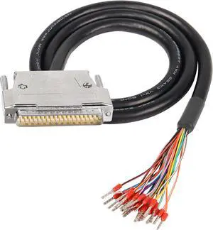 XMSJSIY DB37 Connector Adapter 37 Pin Serial Extension Cable Solderless 37-Pin Port Breakout Replacement Cable with Bare Wire - 1M/3.2Ft (DB37 Male)