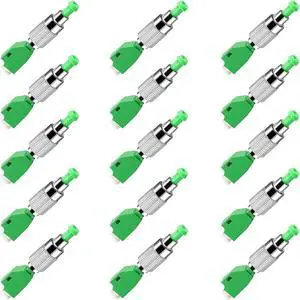 Duogalia 15 Pack FCAPC Male to LCAPC Female Single Mode 9/125um Hybrid Optical Fiber Adapter FC - LC Connector