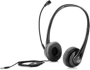 HP Wired Mic Headset w/Microphone for PC (3.5mm Stereo Connector)