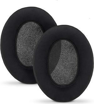 Micro Suede Replacement Ear Pads for HyperX Cloud & Alpha, ATH M50X, Steelseries Arctis, Logitech G Pro & More Headphones, Soft Velour, Memory Foam & Long Lasting Earpads by Brainwavz